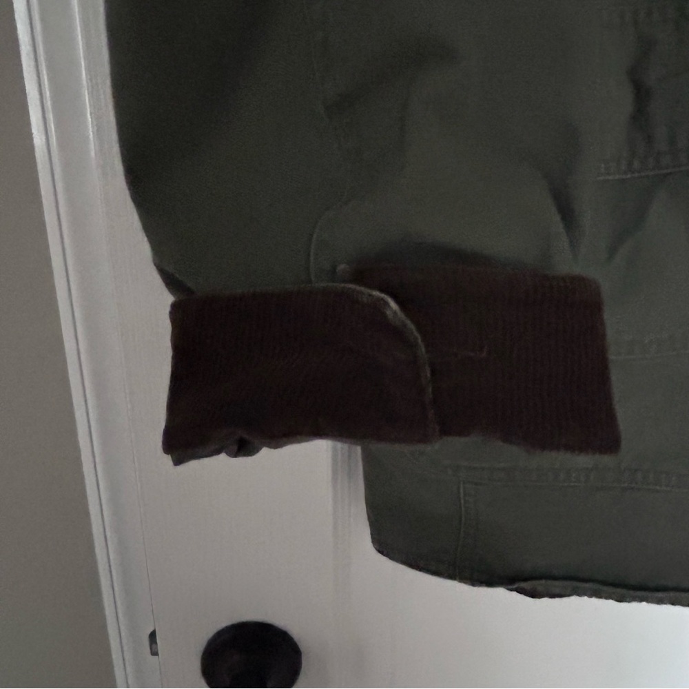 Orvis Men’s Green Barn Coat Jacket Quilted Outdoor 100% Cotton Size XXL - Picture 8 of 15